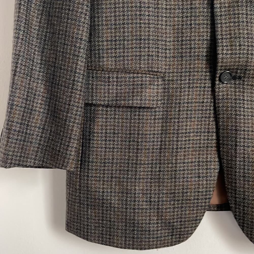 Pendleton 100% wool houndstooth two button single… - image 2